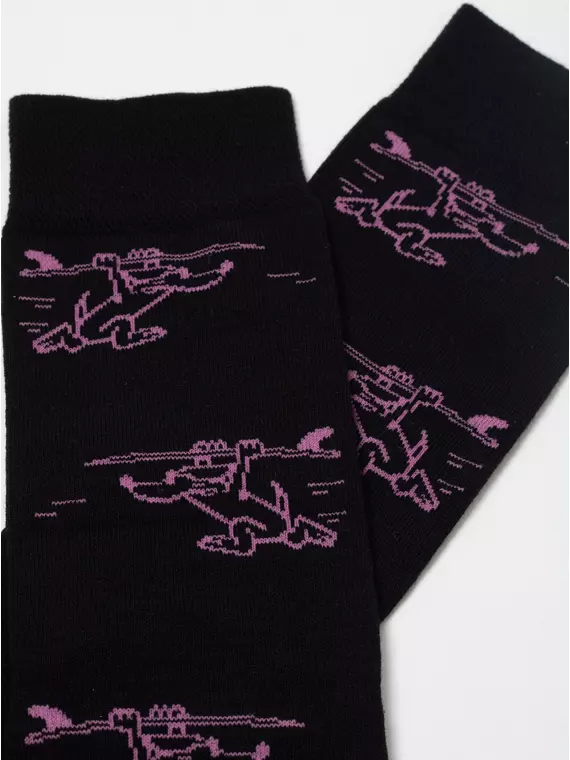 Хлопковые мужские носки diwari happy с рисунками 194 черный, 17С-151СП, 40-41 (25), DIWARI,  - 2