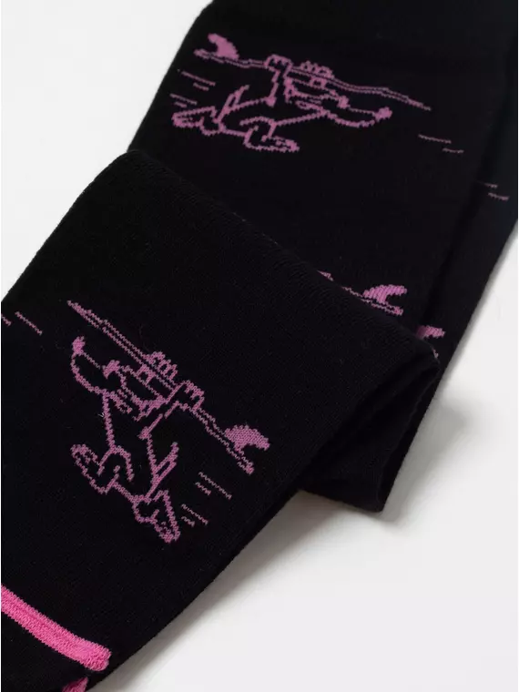 Хлопковые мужские носки diwari happy с рисунками 194 черный, 17С-151СП, 40-41 (25), DIWARI,  - 4