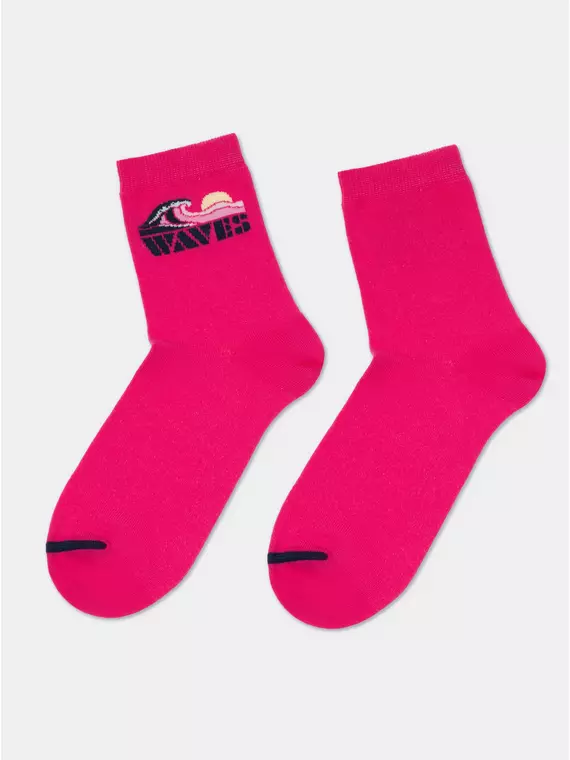 Носки женские хлопковые esli classic 531 фуксия, 21С-69СПЕ, 38-39 (25), ESLI,  - 4