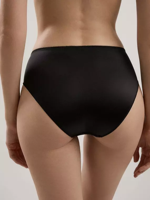 Трусы женские «слип» со средней линией талии naturel rp3109 черный, 21С-0061КСП, 98/M, CONTE ELEGANT,  - 2