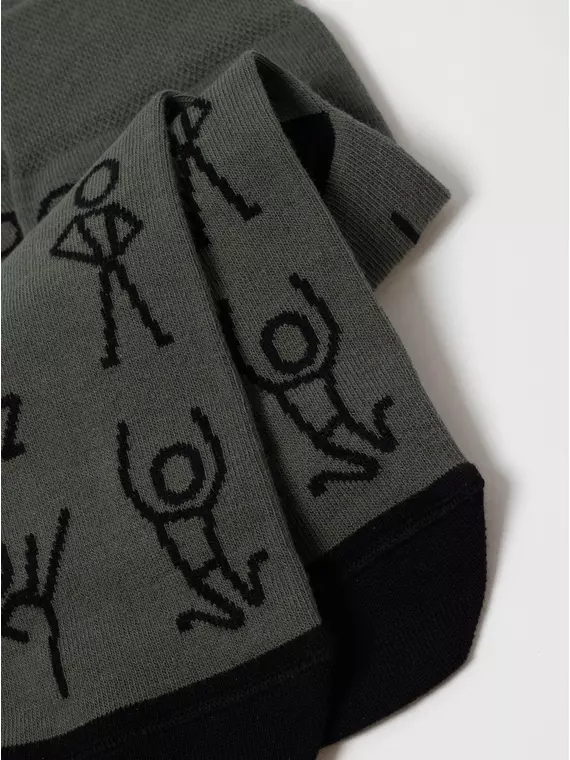 Хлопковые мужские носки diwari happy с рисунками 188 хаки, 17С-151СП, 44-45 (29), DIWARI,  - 3