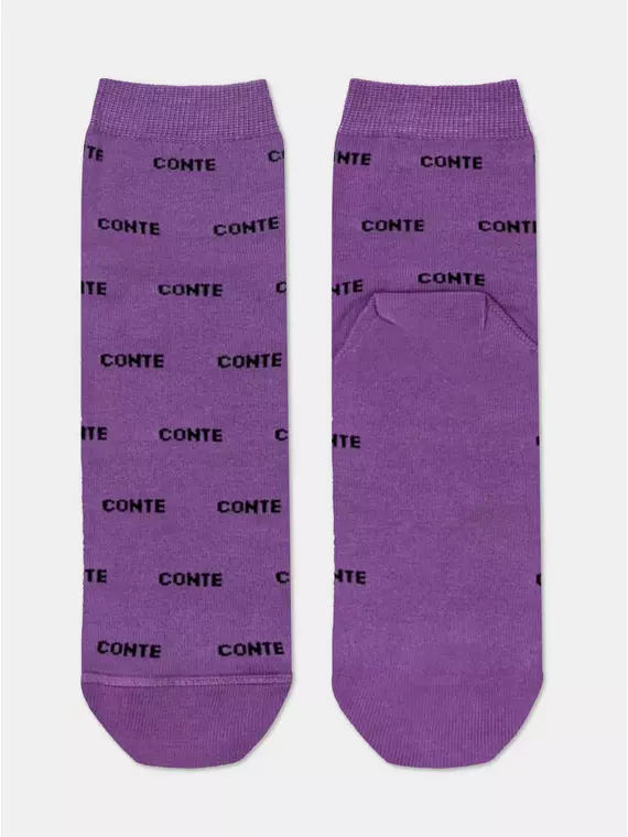 Носки женские хлопковые classic 528 сиреневый, 15С-15СП, 36-37 (23), CONTE ELEGANT,  - 3