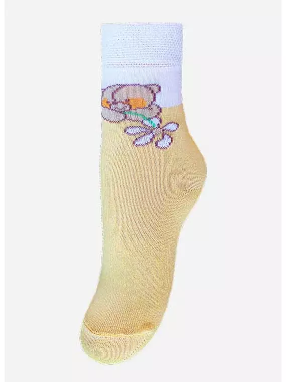 Носки детские с рисунком kids 3081 брестские 030 желтый, 14С3081, 15-16, БРЕСТСКИЕ,  - 1