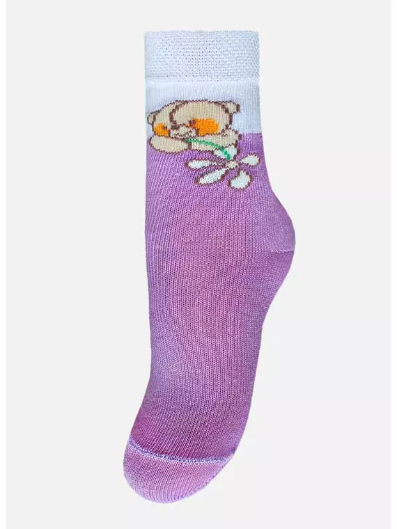 Носки детские с рисунком kids 3081 брестские 030 сиреневый, 14С3081, 15-16, БРЕСТСКИЕ,  - 1