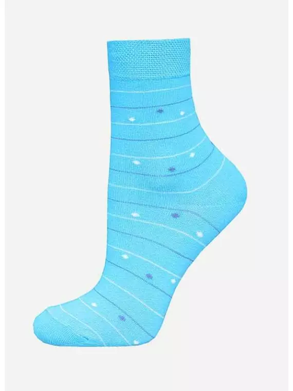 Носки детские с рисунком school 3081 брестские 037 бирюза, 14С3081, 17-18, БРЕСТСКИЕ,  - 1