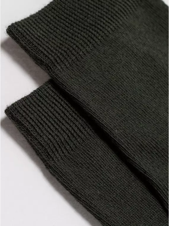 Хлопковые детские носки (однотонные) tip-top 000 хаки, 5С-11СП, 16, CONTE-KIDS,  - 2