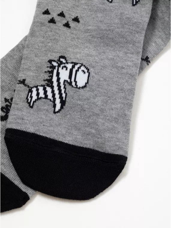 Детские колготки conte-kids tip-top 673 серый, 4С-02СП, 104-110 (16), CONTE-KIDS,  - 4