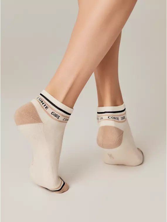 Носки женские короткие active (махровая стопа) 572 капучино, 16С-92СП, 36-38 (23-25), CONTE ELEGANT,  - 2