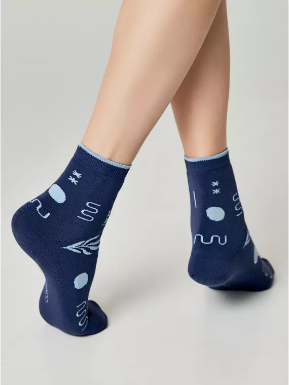 Теплые женские носки conte (махровые) comfort 567 темно-синий, 7С-47СП, 38-39 (25), CONTE ELEGANT,  - 3