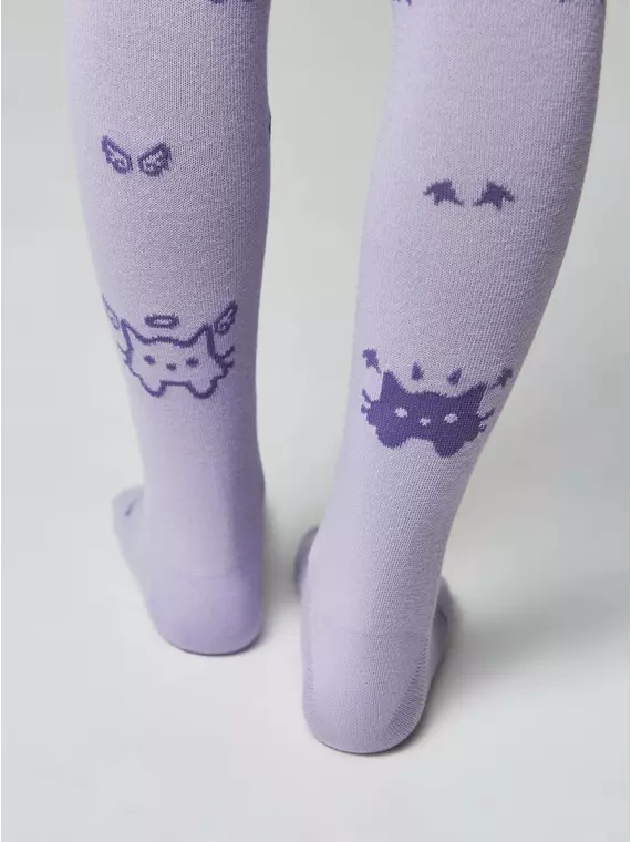 Детские колготки conte-kids happik 662 сиреневый, 22С-144СП, 128-134 (20), CONTE-KIDS,  - 2