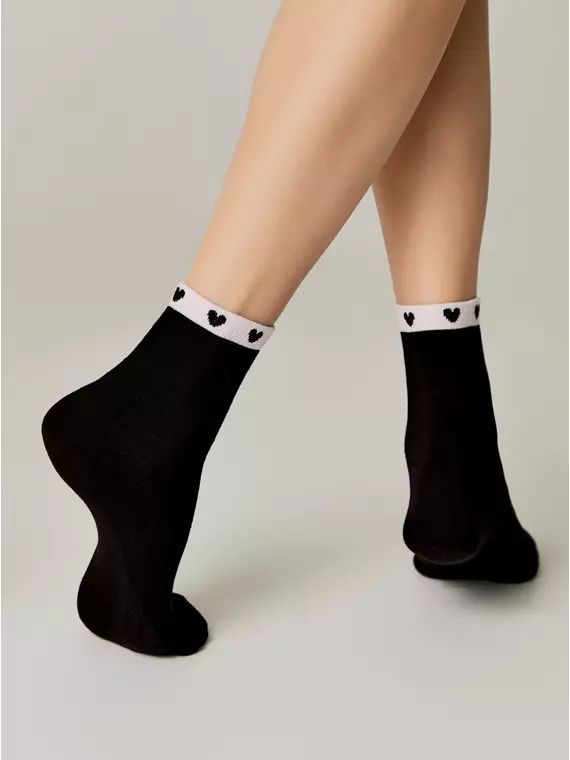 Носки женские хлопковые esli 576 черный, 23С-138СПЕ, 36-39 (23-25), ESLI,  - 3