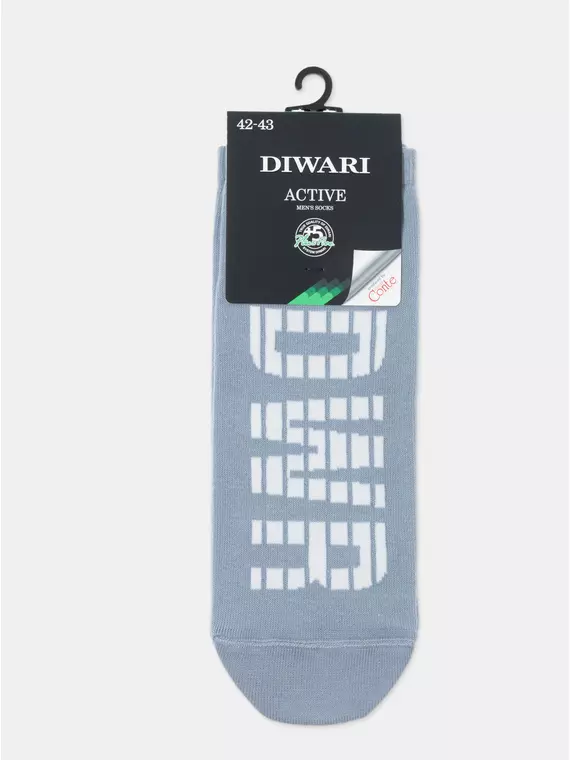 Носки мужские (короткие) diwari active 183 серый, 23С-85СП, 40-41 (25), DIWARI,  - 4