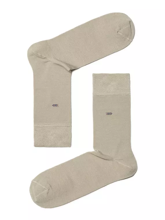 Носки мужские (с рисунком) bamboo 2507 брестские 005 песочный, 14С2507, 40-41 (25), БРЕСТСКИЕ,  - 1