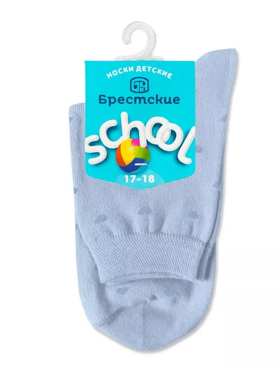 Носки детские с рисунком school 3081 брестские 009 бл.голубой, 14С3081, 19-20, БРЕСТСКИЕ,  - 2