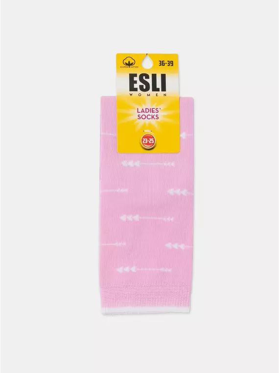 Носки женские хлопковые esli 580 светло-розовый, 23С-138СПЕ, 36-39 (23-25), ESLI,  - 8