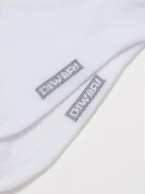 Короткие мужские однотонные носки diwari 3dsocks 000 белый, 23С-122СП, 40-41 (25), DIWARI,  - 2