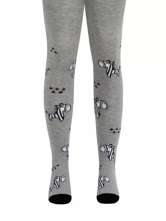 Детские колготки conte-kids tip-top 673 серый, 4С-02СП, 104-110 (16), CONTE-KIDS,  - 2