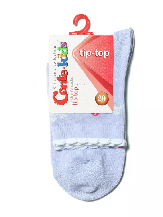 Носки детские conte-kids tip-top (стразы, люрекс) 250 бледно-фиолетовый, 7С-45СП, 20, CONTE-KIDS,  - 2