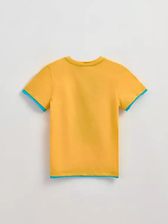 Футболка для мальчика conte-kids road race bf 022 желтый, 12С-034ДФСП, 122-60, CONTE-KIDS,  - 3