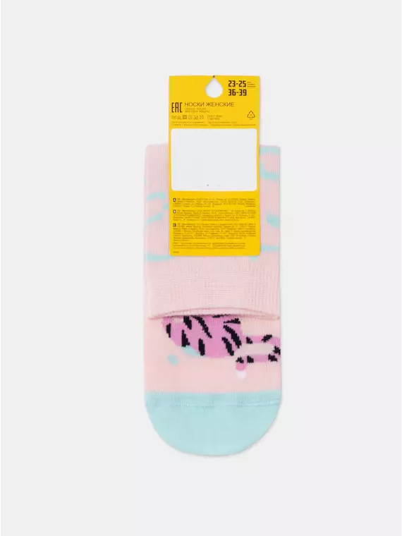 Носки женские хлопковые esli 581 светло-розовый, 23С-138СПЕ, 36-39 (23-25), ESLI,  - 7