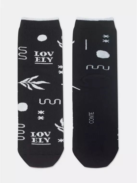 Теплые женские носки conte (махровые) comfort 567 черный, 7С-47СП, 36-37 (23), CONTE ELEGANT,  - 3