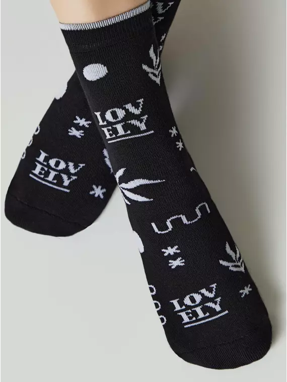 Теплые женские носки conte (махровые) comfort 567 черный, 7С-47СП, 36-37 (23), CONTE ELEGANT,  - 2