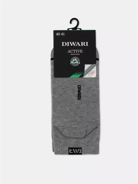 Носки мужские (короткие) diwari active 184 серый, 23С-85СП, 40-41 (25), DIWARI,  - 5