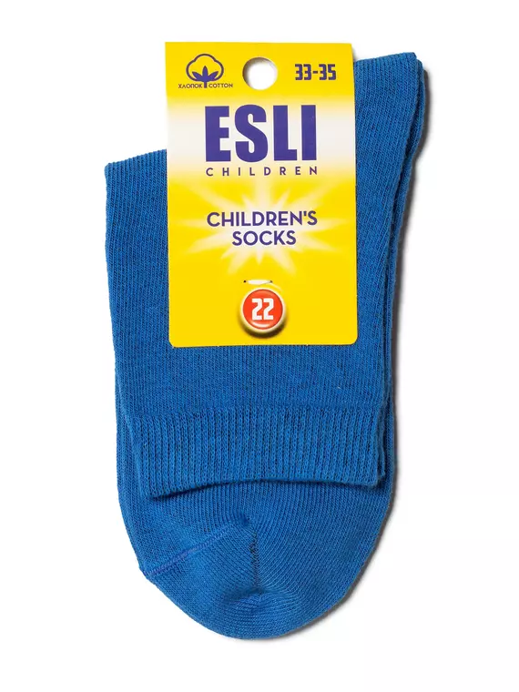 Носки детские (однотонные) esli 000 синий, 19С-142СПЕ, 14, ESLI,  - 2