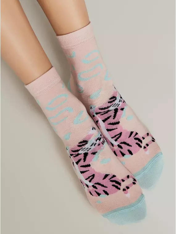 Носки женские хлопковые esli 581 светло-розовый, 23С-138СПЕ, 36-39 (23-25), ESLI,  - 2