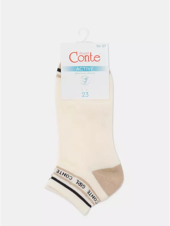 Носки женские короткие active (махровая стопа) 572 капучино, 16С-92СП, 36-38 (23-25), CONTE ELEGANT,  - 9