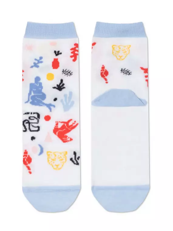 Носки женские хлопковые esli 577 белый, 23С-138СПЕ, 36-39 (23-25), ESLI,  - 5