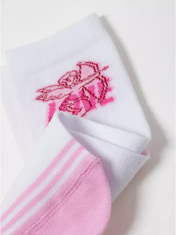 Носки женские хлопковые esli 579 белый, 23С-138СПЕ, 36-39 (23-25), ESLI,  - 6