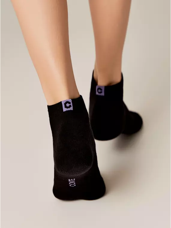 Носки женские хлопковые active (короткие, махр. стопа) 571 черный, 16С-92СП, 36-38 (23-25), CONTE ELEGANT,  - 5