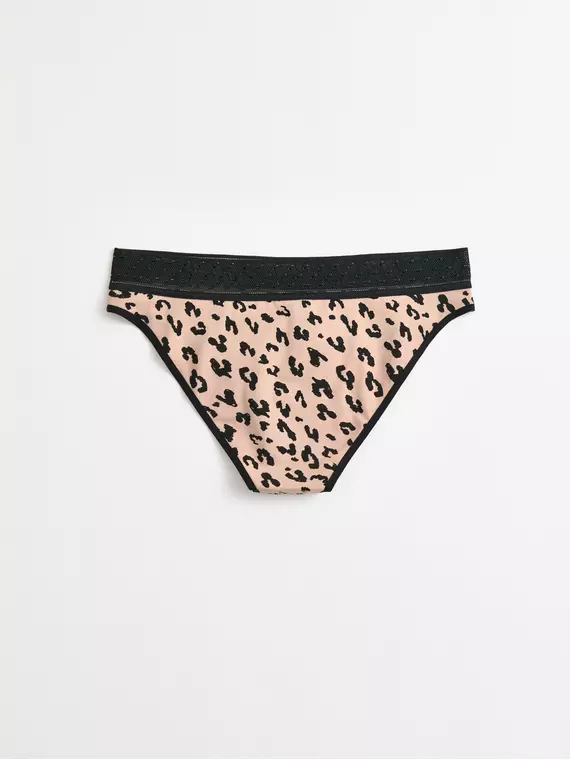 Трусы женские mix&match lb 2511 beige-black leo, 22С-2524ТСП, 90/XS, CONTE ELEGANT,  - 5