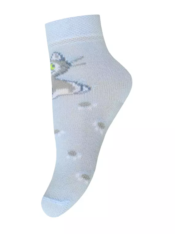 Носки детские с рисунком baby 3081 брестские 023 бл.голубой, 14С3081, 11-12, БРЕСТСКИЕ,  - 2