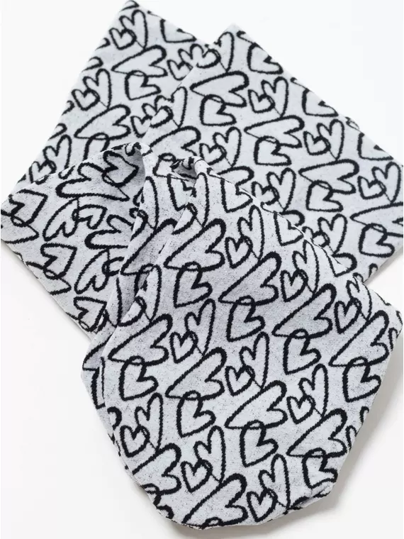 Плотные женские носки с вывязанным рисунком «сердечки» conte fantasy 23с-84сп nero-bianco, 23С-84СП, 36-39 (23-25), CONTE ELEGANT,  - 5