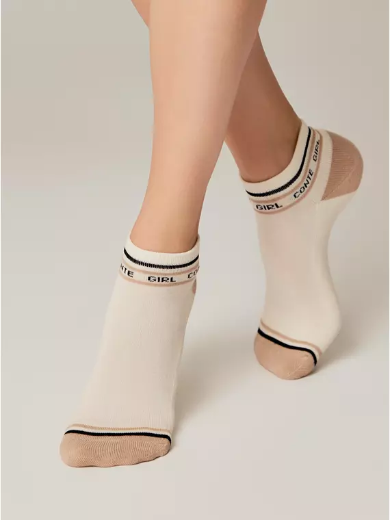 Носки женские короткие active (махровая стопа) 572 капучино, 16С-92СП, 36-38 (23-25), CONTE ELEGANT,  - 4