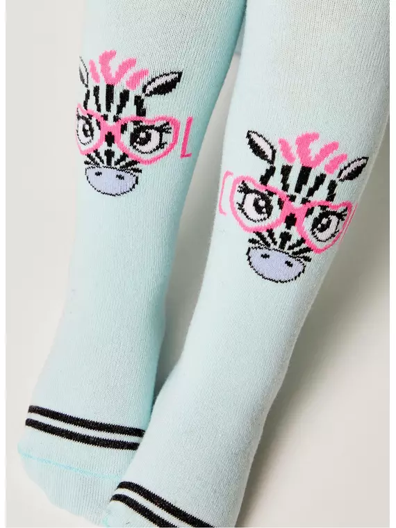 Колготки детские (рисунок) kids 3280 брестские 1004 св.лазурный, 14С3280, 104-110 (16), БРЕСТСКИЕ,  - 2