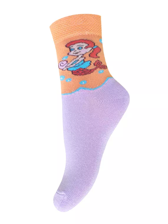 Носки детские с рисунком kids 3081 брестские 042 сиреневый, 14С3081, 13-14, БРЕСТСКИЕ,  - 1