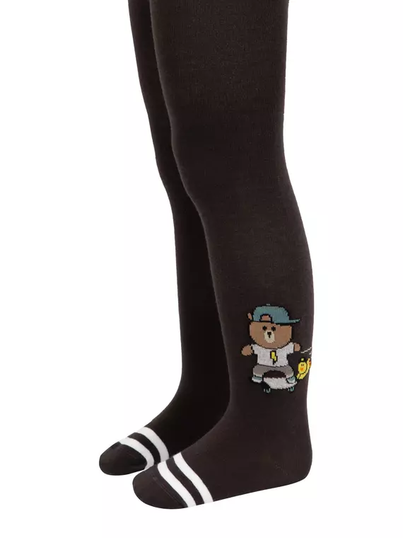 Колготки детские tip-top 4с-03сп 674 темно-коричневый, 4С-03СП, 92-98 (14), CONTE-KIDS,  - 3