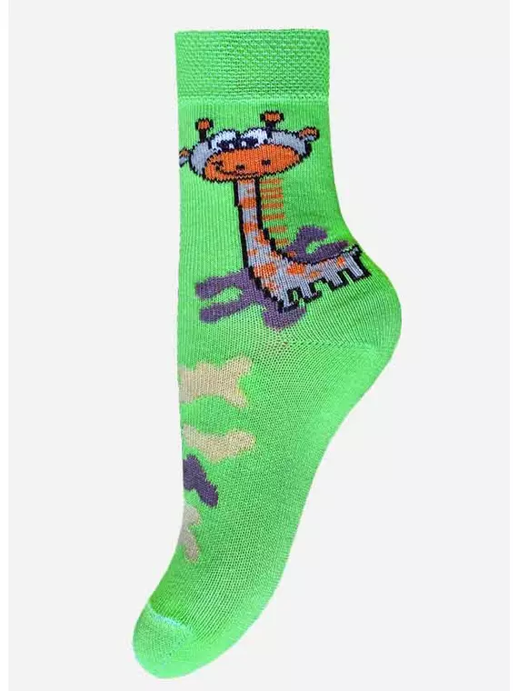 Носки детские с рисунком kids 3081 брестские 426 з.яблоко, 14С3081, 15-16, БРЕСТСКИЕ,  - 1