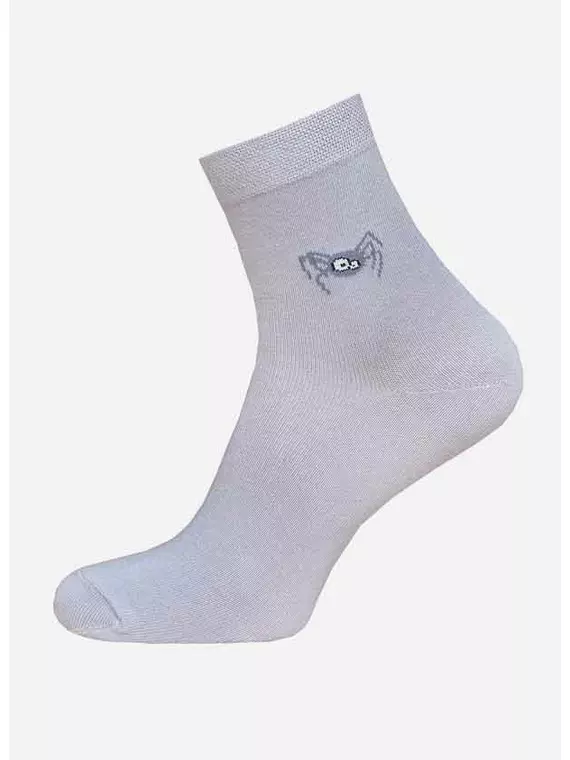 Носки детские с рисунком school 3081 брестские 436 св.серый, 14С3081, 21-22, БРЕСТСКИЕ,  - 1