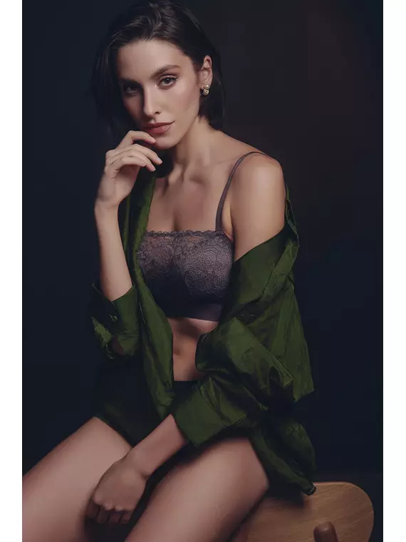 Бюстгальтер бандо с мягкой чашкой eden tb6143 аметист, 23С-0001КСП, 80A, CONTE ELEGANT,  - 1