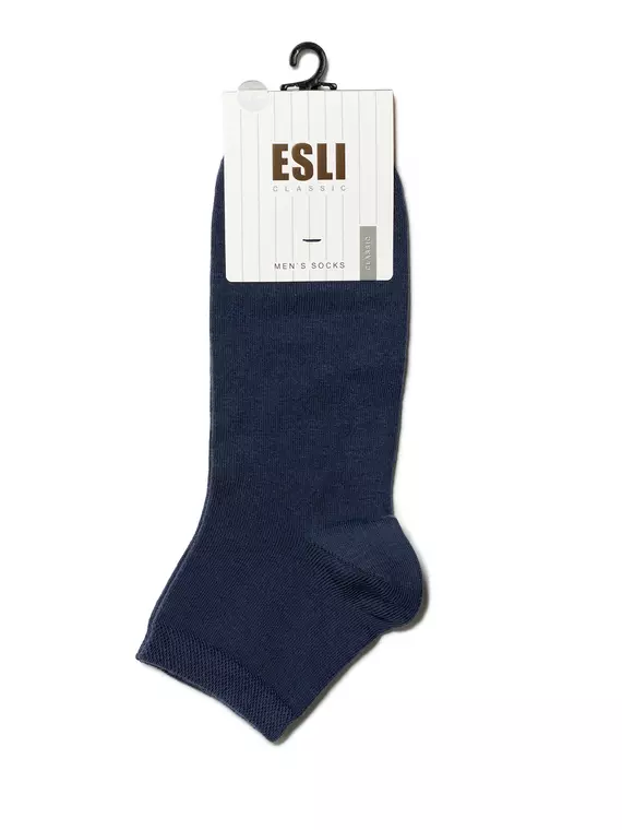 Короткие спортивные мужские носки esli classic 000 темный джинс, 14С-120СПЕ, 40-41 (25), ESLI,  - 2
