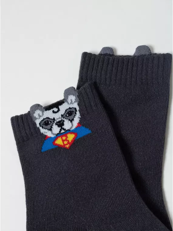 Носки детские (с пикотом) tip-top 970 темно-серый, 23С-110СП, 16, CONTE-KIDS,  - 6