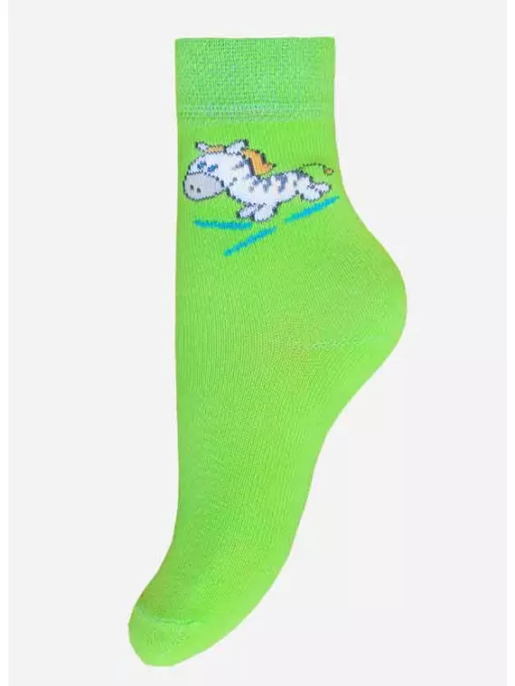 Носки детские с рисунком kids 3081 брестские 802 з.яблоко, 14С3081, 15-16, БРЕСТСКИЕ,  - 1