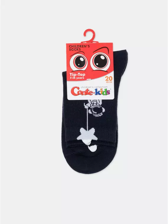 Носки детские (с пикотом) tip-top 975 темно-синий, 23С-110СП, 20, CONTE-KIDS,  - 8