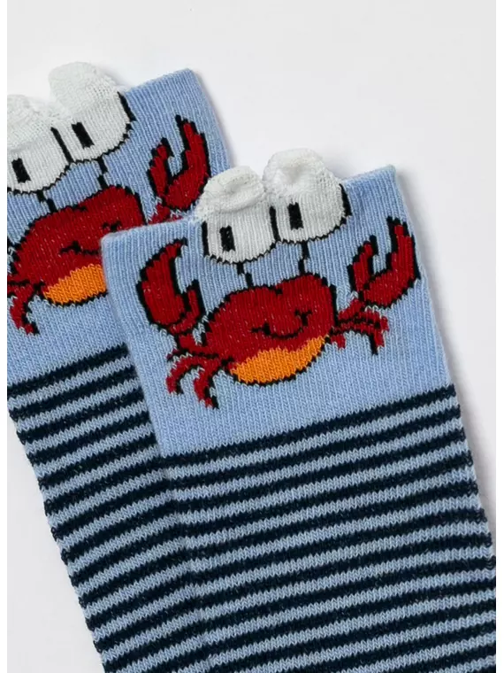 Носки детские с рисунком baby 3086 брестские 4022 бл.голубой, 18С3086, 11-12, БРЕСТСКИЕ,  - 2