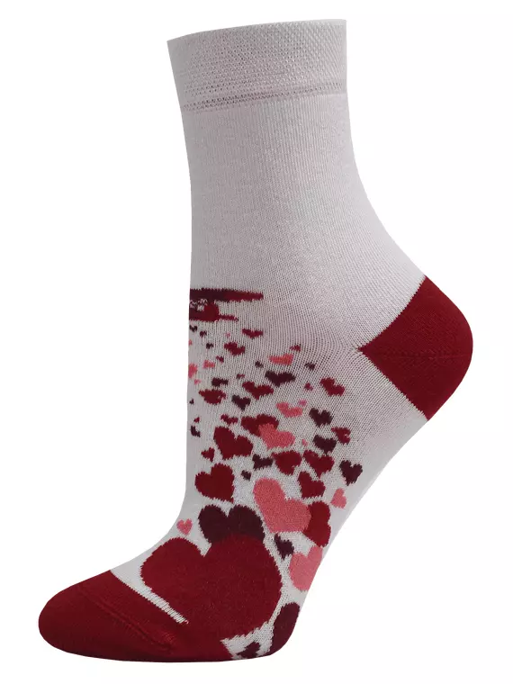 Носки женские средней длины (в банке) 1102b брестские 200 белый, 16С1102В, 38-39 (25), БРЕСТСКИЕ,  - 4