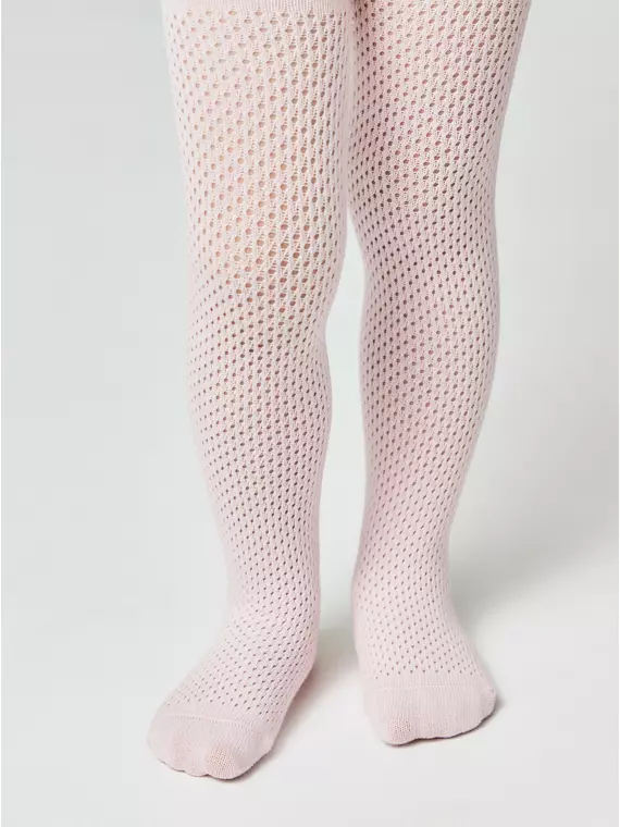 Ажурные детские колготки miss 616 светло-розовый, 20С-206СП, 92-98 (14), CONTE-KIDS,  - 2